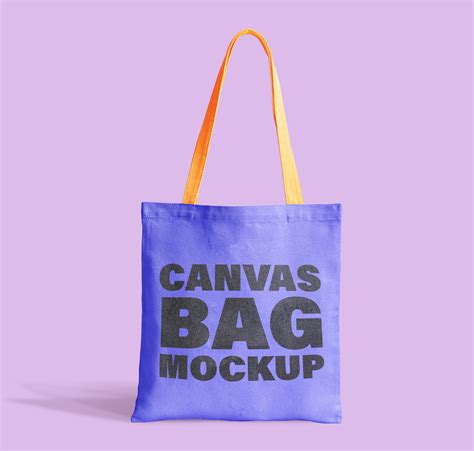 Free Tote Canvas Bag Mockup | Mockuptree