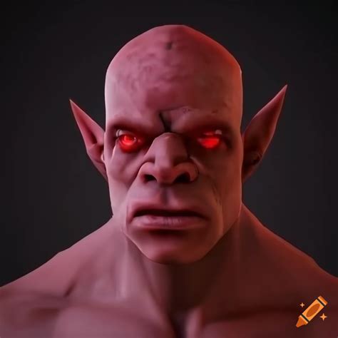 Unreal Engine Portrait Of The Pale White Skinned Red Haired Cone