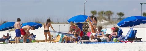 Spring Break Ua Students Wrap Up Break Beach Goers Bask In Warm Temps