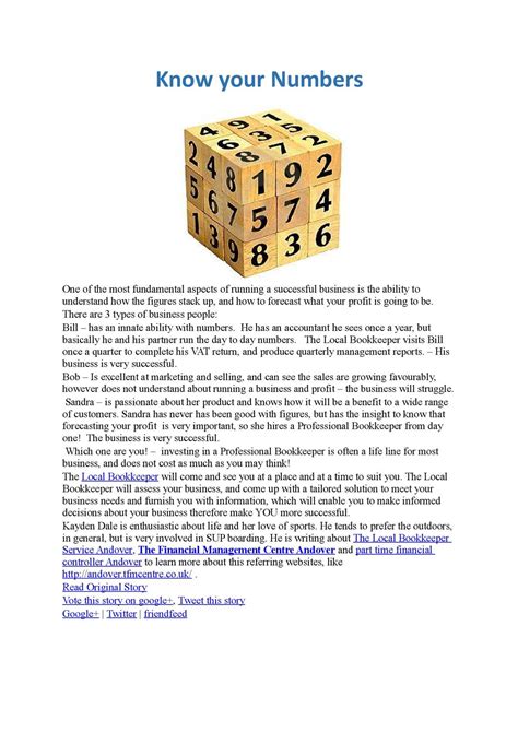 Calaméo - Know your Numbers
