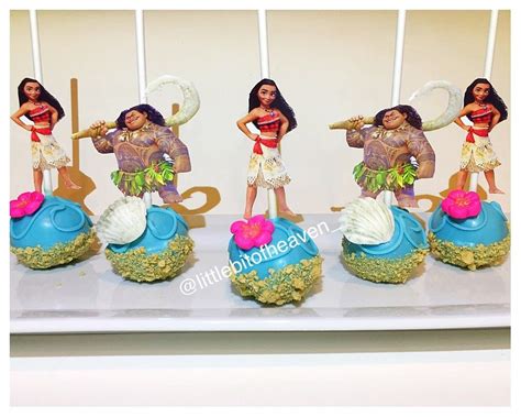 Moana cake pops | Moana birthday party theme, Moana theme birthday, Hawaiian birthday party