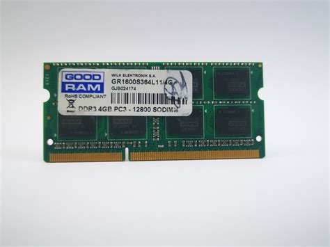 Оперативная память для ноутбука SODIMM Goodram DDR3 4Gb 1600MHz PC3 ...