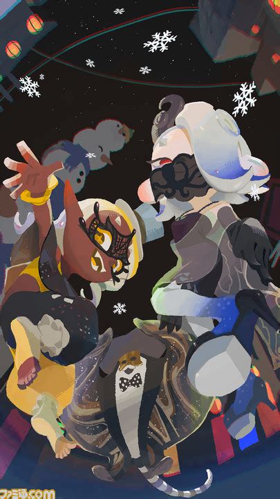 『スプラトゥーン3』すりみ連合を描いたイラストが公開。エレガントな衣装を身に纏ったウツホ、フウカ、マンタローをデザイン ゲーム・エンタメ最新情報のファミ通