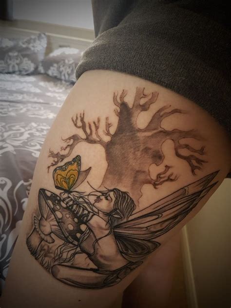 Endometriosis Fairy Tattoo By Connor The Vault Tattoo Yeovil Uk Fairy Tattoo Tattoos