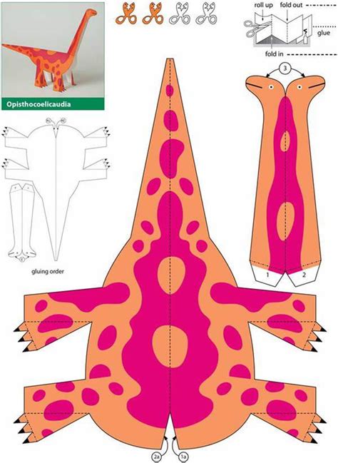 Molde De Dinossauro Para Imprimir