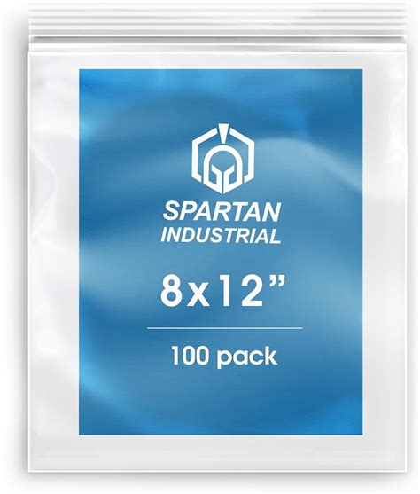 Spartan Industrial X Count Mil Clear Reclosable Zip