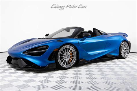 Used Mclaren Lt Spider Huge Msrp Of Mso Celerium Blue