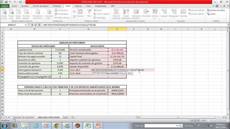 Como Hacer Un Calculo De Prestamo En Excel Dinero Extra Tijuana