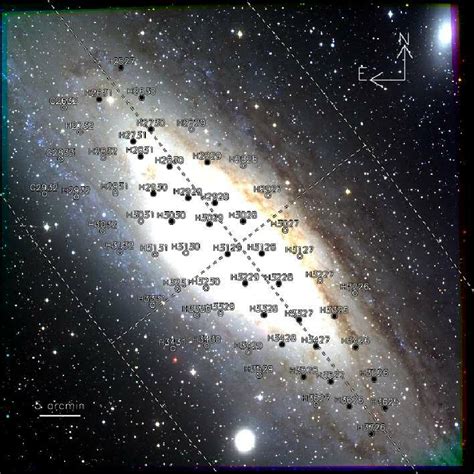 True Color Map Of M31 Combined With Three Intermediate Band Images