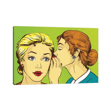 Bless International Pop Art Retro Comic Vector Illustration Woman