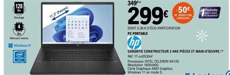 Promo Pc Portable Hp Chez E Leclerc Icatalogue Fr