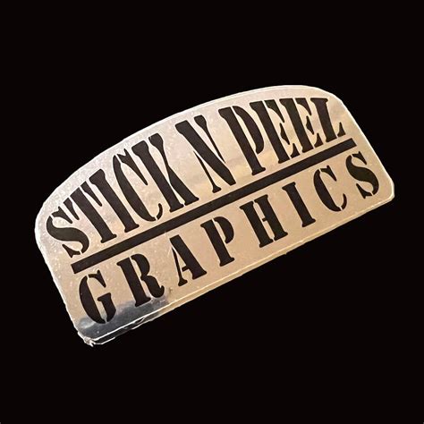 Silver Chrome Stickers – Stick N Peel Graphics