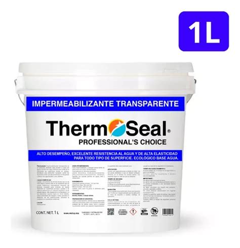 Sellador Aislante Impermeable Thermoseal 1 L Meses sin interés