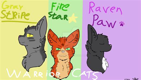 Graystripe Firestar Ravenpawwarrior Cats By Tiadrawz On Deviantart