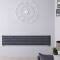 Revive Anthracite Horizontal Single Panel Designer Radiator X