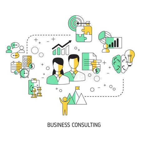 Business Consulting Vector Concept Stock Vector Illustration Of