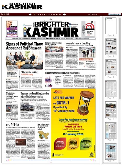 Kashmir EPapers - Read Kashmiri Online Newspapers - Gyawun