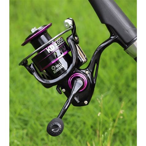 Full Metal KD Spinning Reel 1000 6000 Gear Ratio 5 0 1 Deukio Rod