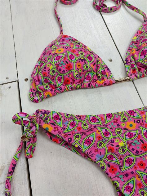 Calcinha De Biqu Ni Fio Amarradinha Liberty Rosa Ilha Bikini