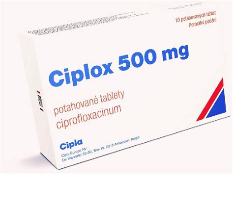 Ciprofloxacin Tablets Mg At Rs Stripe Ciplox Ciprofloxacin