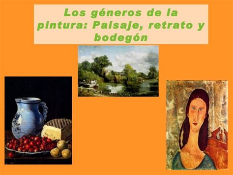 Los Generos En La Pintura