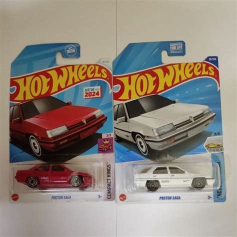 Hot Wheels Proton Saga HW Compact Kings Factory Fresh Series Mainline Malaysia National Car