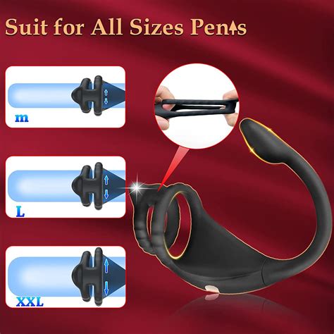 Sex Toys For Couples Vibrator Penis Rings With 10 Intense Vibration