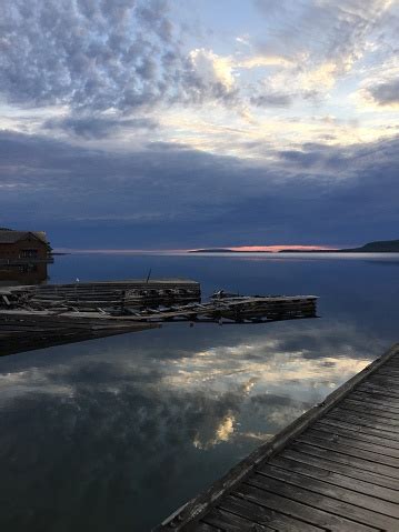 Georgian Bay Sunset Stock Photo - Download Image Now - Backgrounds ...