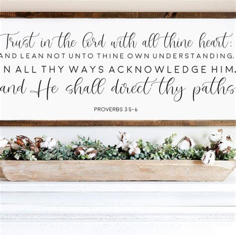 Custom Bible Verse Wood Sign Christian Wall Art Farmhouse Etsy