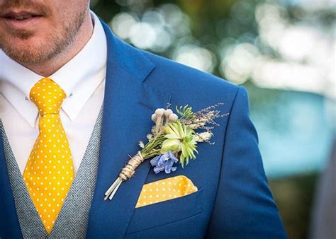 Blue Suit Yellow Tie