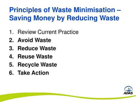 PPT Using Waste Minimisation To Save Money Overview PowerPoint