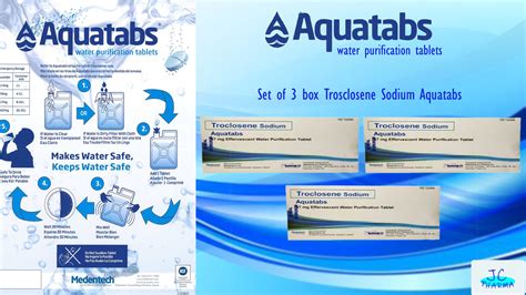 Aquatabs Water Purification Set Of Box Tablets Box Lazada Ph