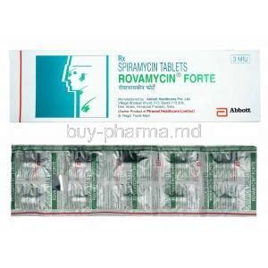 Buy Rovamycine, Spiramycin Online - buy-pharma.md