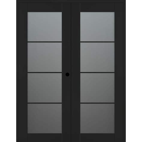 Belldinni Vona 4 Lite 56 In X 96 In Left Active 4 Lite Frosted Glass