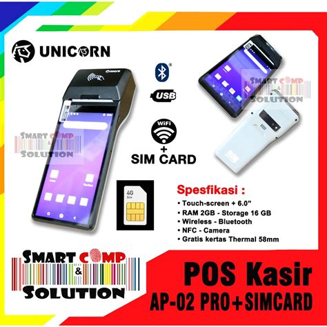 Jual POS Android Mobile Mesin Kasir Portable Iware AP 02 PRO 2GB 16GB