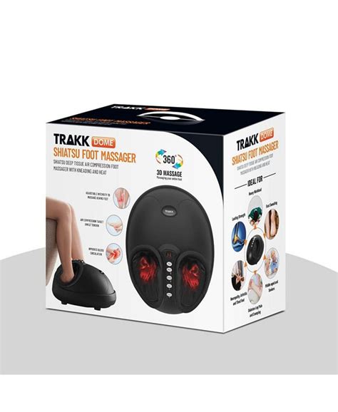 Trakk Dome Shiatsu Air Compression Vibrating Foot Massager With Heat Macy S