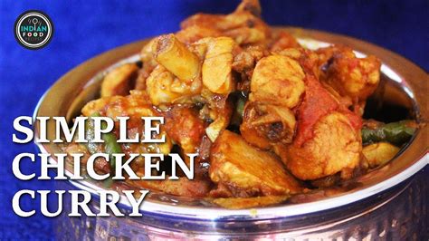 Chicken Curry For Bachelors Chicken Gravy Simple Chicken Curry For Beginners Youtube