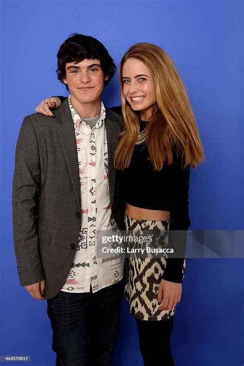 Actors Marcello Conte And Emmi Shockley Pose For A Portrait During