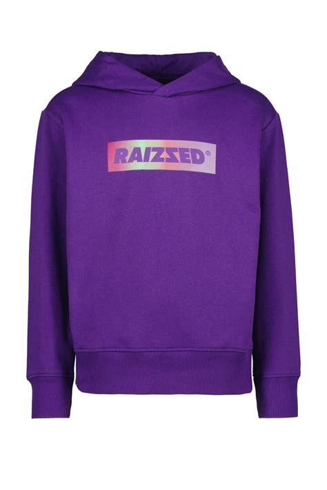 Raizzed Hoodie Met Logo Paars Wehkamp