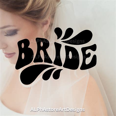 Bride SVG Clipart Cut File Bride To Be Bridal Shower Wedding Bridal