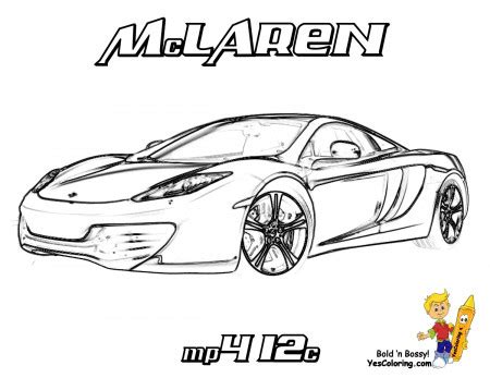 Mclaren 720s Coloring Page - Coloring Home