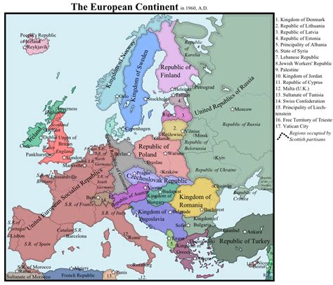 Alternate History Weekly Update Map Monday The European Continent In