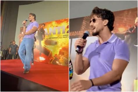 Choti Bachi Ho Kya Tiger Shroff Does It Again At Promotions Of