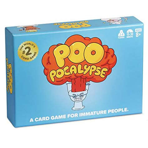 Poo Pocalypse Card Game - The Hilarious Family Party Game for Kids ...