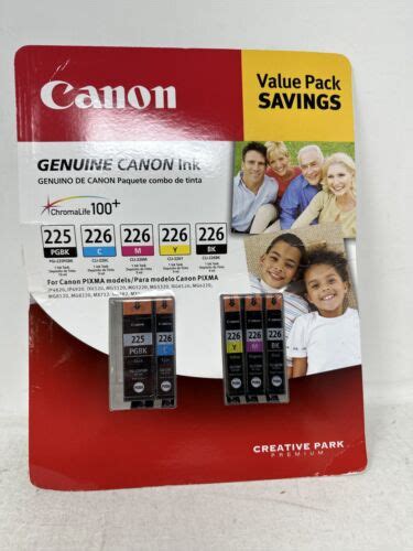 Genuine Canon Pgi Cli Black Tri Color Pack Pixma Printer