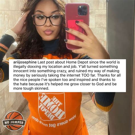 No Jumper On Twitter Home Depot Girl Speaks On Losing Her Job After