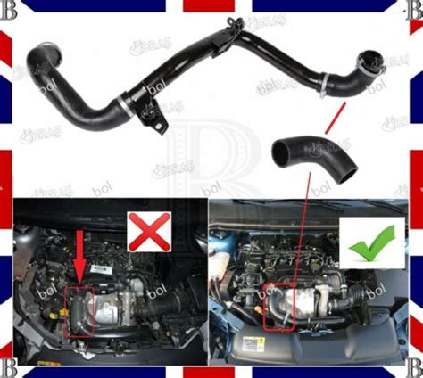 Turbo Intercooler Hose Pipe Left Upper Ford FOCUS MK2 C MAX 1 6 TDCI