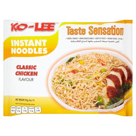 Ko Lee Instant Noodles Classic Chicken Flavour 85g We Get Any Stock