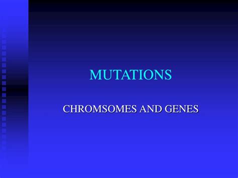 Ppt Mutations Powerpoint Presentation Free Download Id 3467888