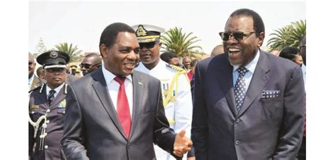 PRESIDENT HAKAINDE HICHILEMA MOURNS HIS NAMIBIAN COUNTERPART | The ...